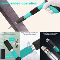 Manual Steel Nails Gun, Nail Wall Fastening Tool with 50 Nailss