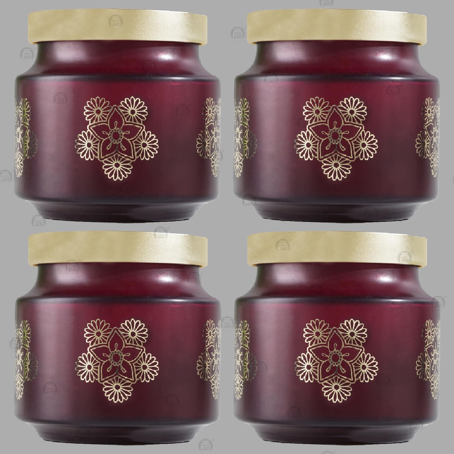 Croco Jar Premium Color Coated & Printed Design - Material: Glass