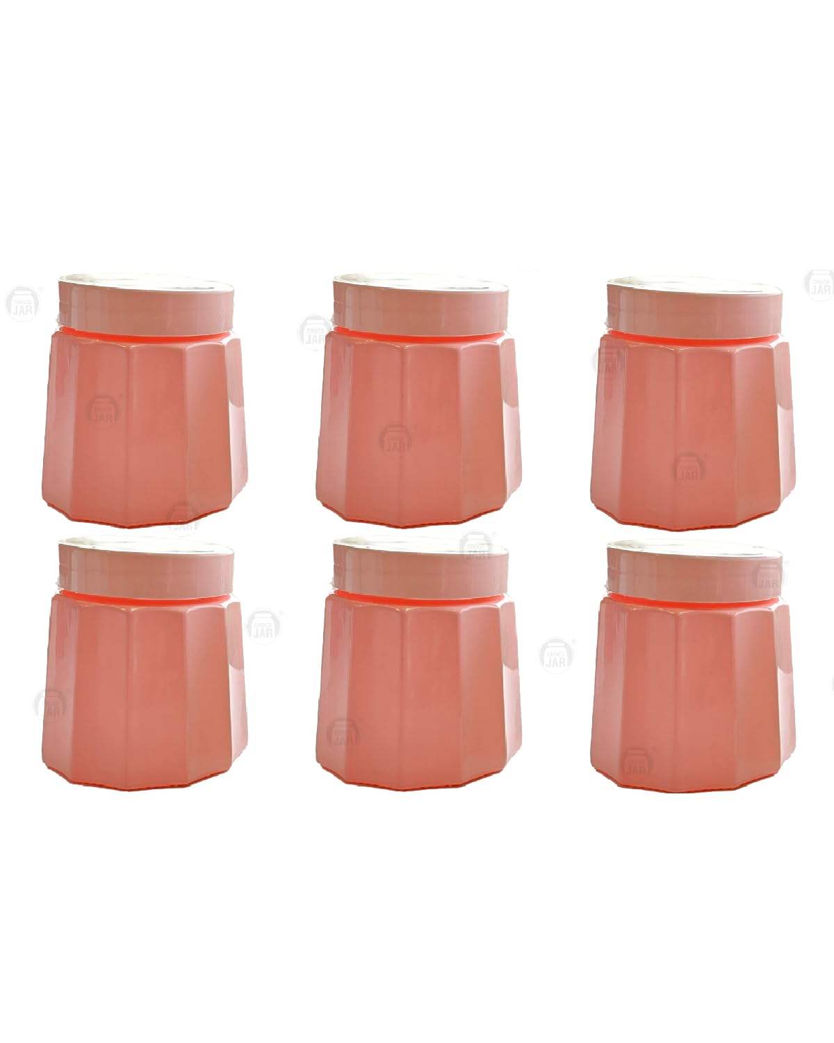 Croco Jar Premium Color Coated & Printed Design 300 Ml Jubilee Opk Peach - Height: 10 Centimeter (Cm)