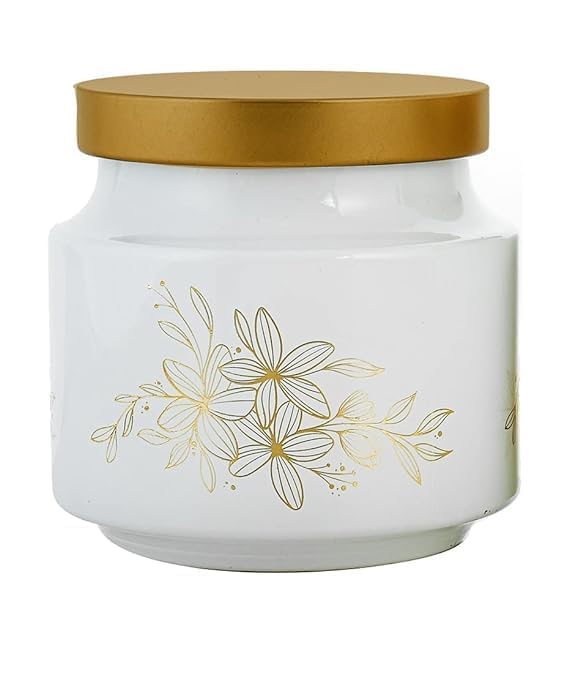 Croco Jar Premium Color With Cap - Color: White