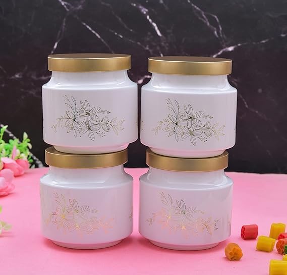 Croco Jar Premium Color With Cap - Color: White