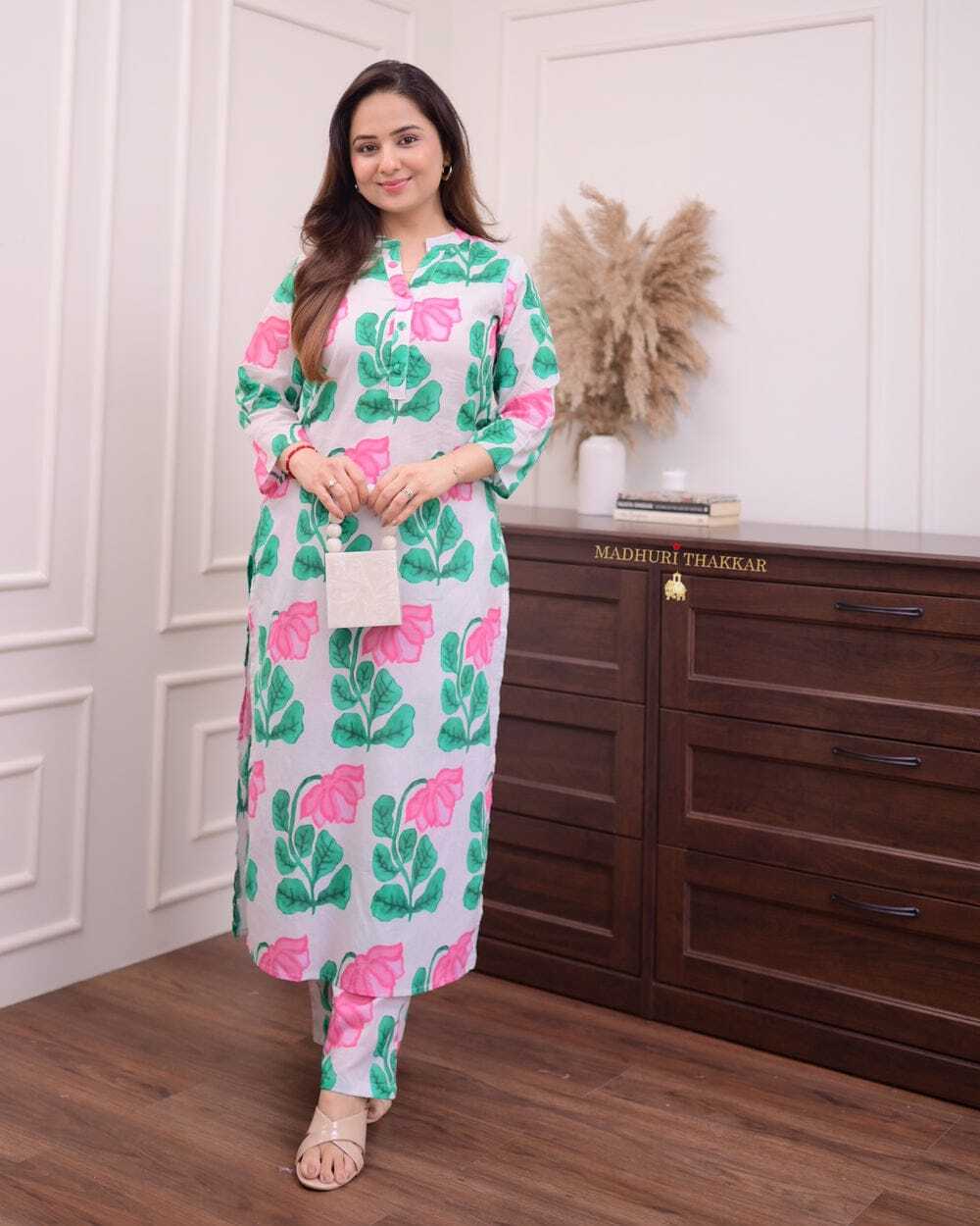 Kurti Plazo - Bust Size: Free Size