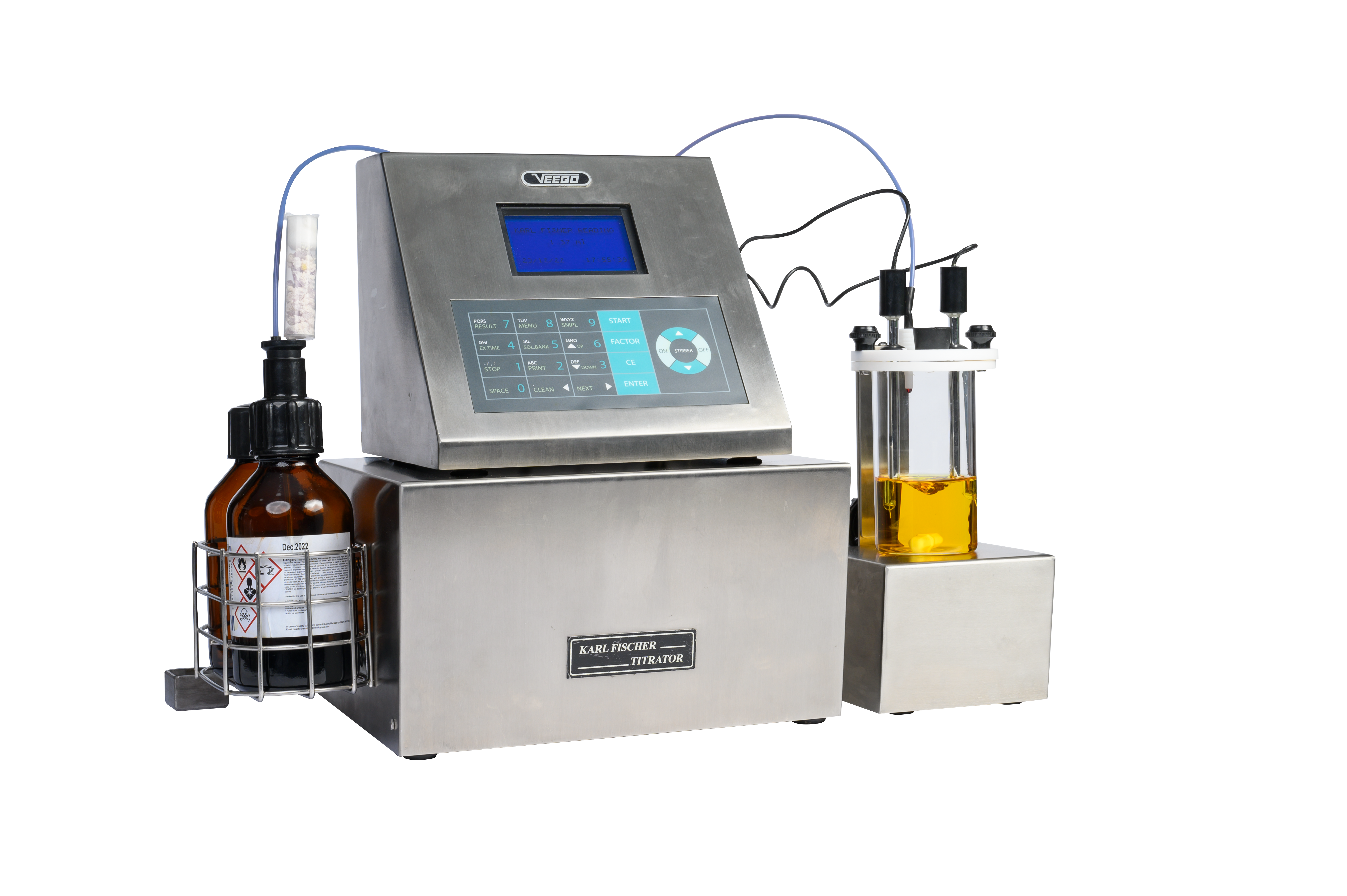 Digital Karl Fischer Moisture Analyzer VeegoMatic MD