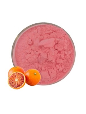 Blood orange juice powder