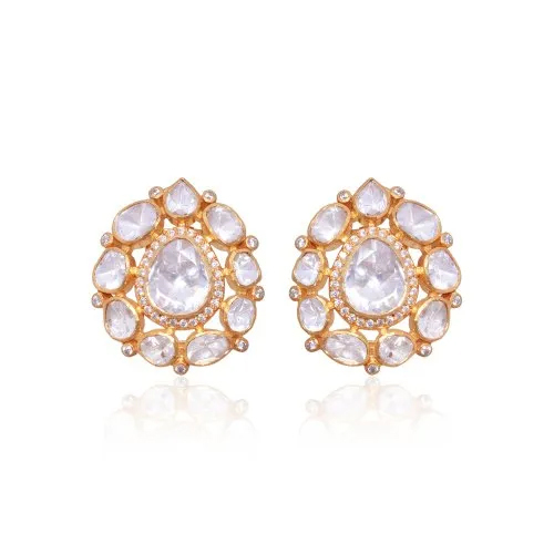 Moissanite Solitaire Earrings