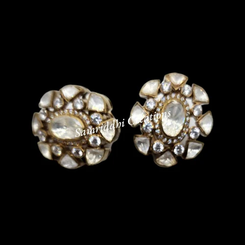 Polki Stud Earrings