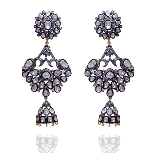 Polki Diamond Earrings