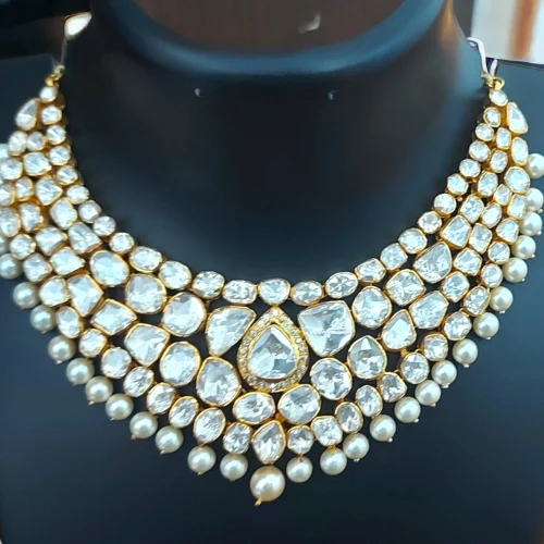 Kundan Polki Necklace Set