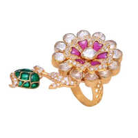 Designer Polki Ring - Gender: Women's