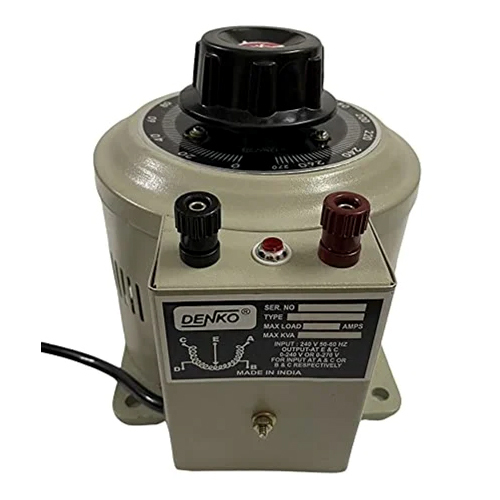 Denko 10A Single Phase Variac Auto Transformer - 33x31x23cm, Lightweight 10kg Design, 50Hz Voltage Regulation