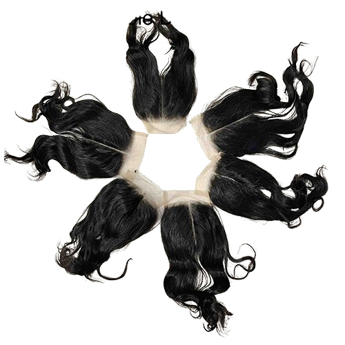 12 inch Double Drawn Hair Closure