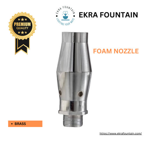 Foam Fountain Nozzle - Material: Brass