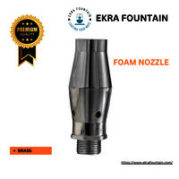 Foam Fountain Nozzle - Material: Brass