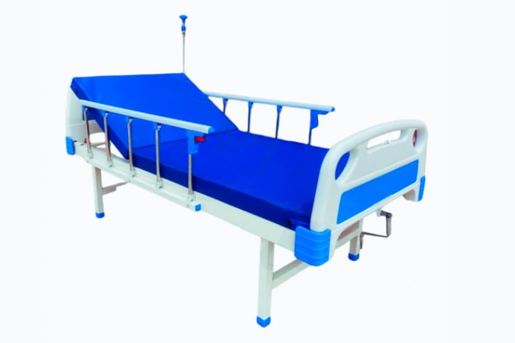 Hospital Semi Fowler Bed Overall Approx. Size: 2000l X 900w X 600h Mm - Color: White