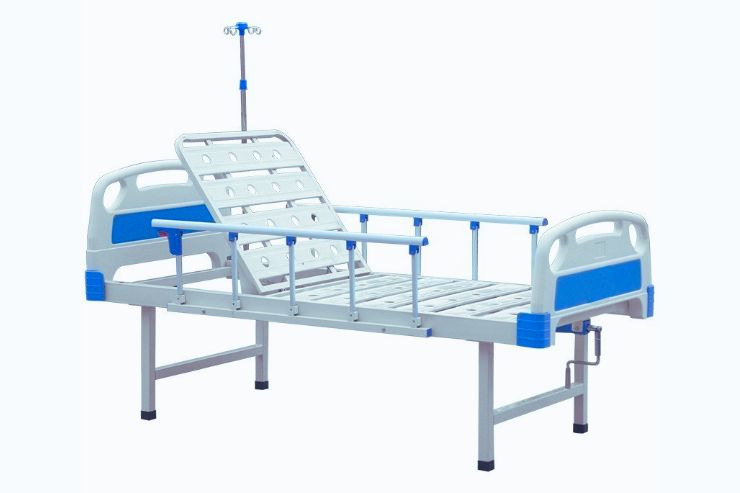 Hospital Semi Fowler Bed Overall Approx. Size: 2000l X 900w X 600h Mm - Color: White
