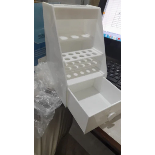 Micropipette Stand With Drawer And Test Tube Stand 3 Hole