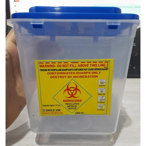 1.5 L Disposable Sharp Container