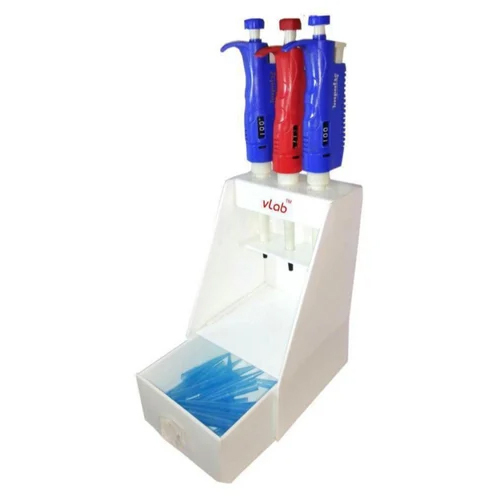 Micropipette Stand With Drawer 3 Hole