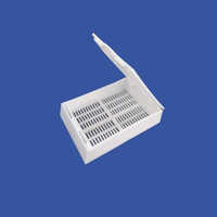 Tissue Embedded Cassette - High-quality Plastic, Standard Size , White Color With Warranty | Essential Tool For Chemical Laboratories
