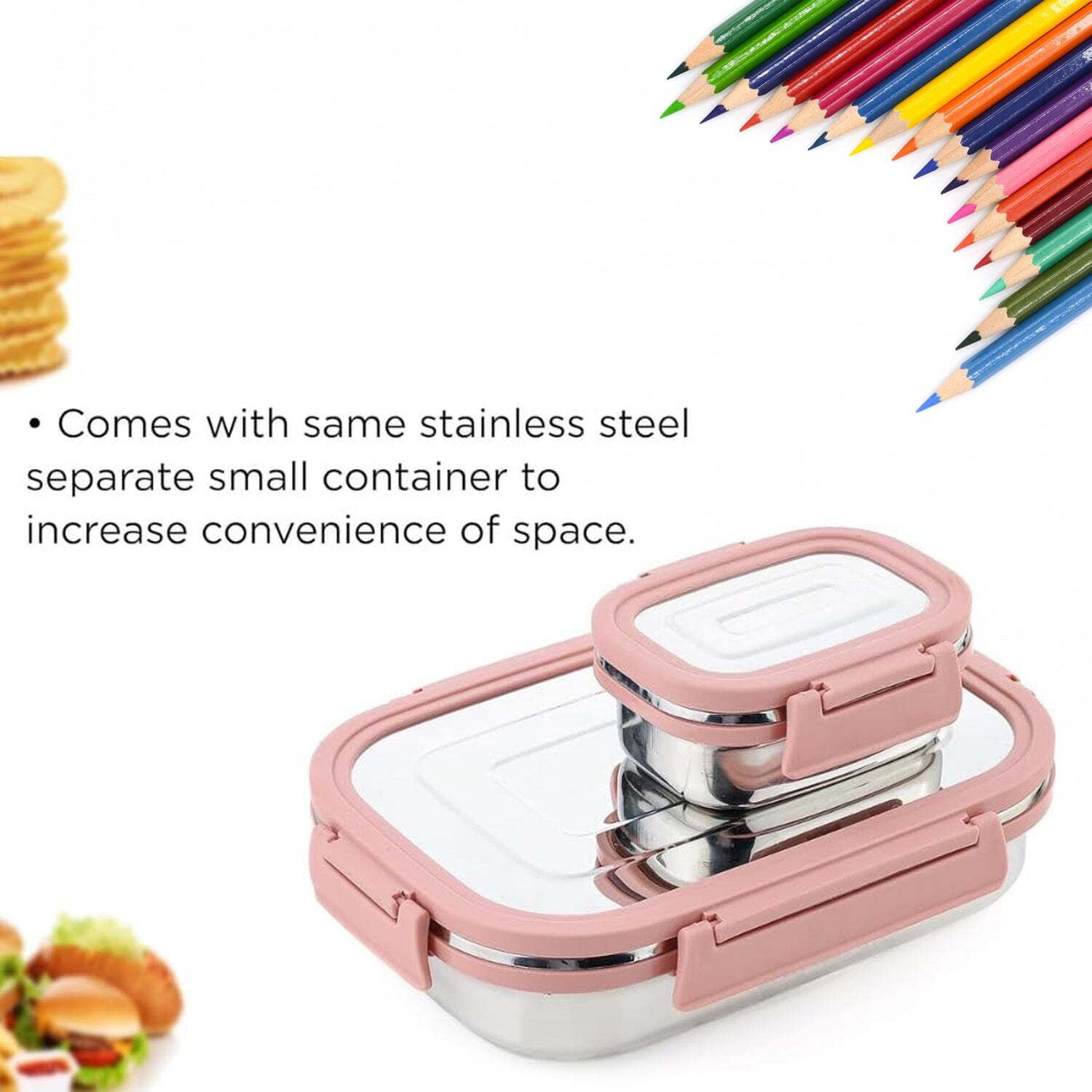 Premium Stainless Steel Leak Proof Air Tight Lunch Boxess