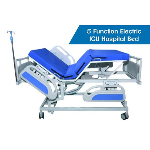 FIVE FUNCTIONS ELECTRIC ICU BED Overall Size: 2150L X 1000W X 600-H mm.