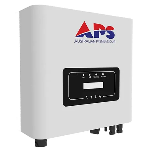 APS On Grid Solar Inverter - Mild Steel Build, Standard Size | Automatic Switch Mode, White Finish, 220-440V Compatibility