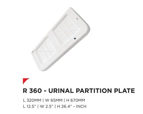 R 360 - URINAL PARTITION PLATE