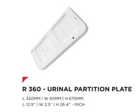 R 360 - URINAL PARTITION PLATE