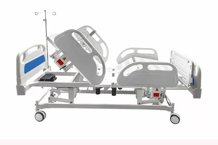 FIVE FUNCTIONS ELECTRIC ICU BED Overall Size: 2150L X 1000W X 600-H mm.