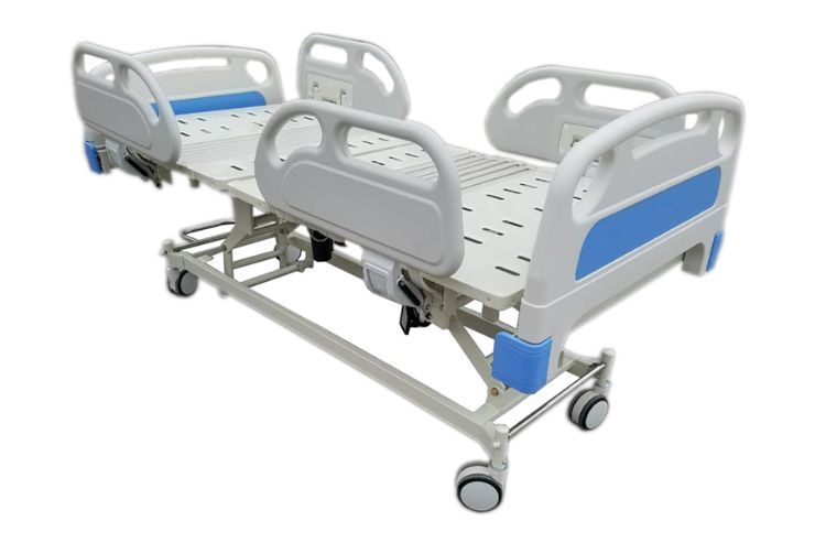 FIVE FUNCTIONS ELECTRIC ICU BED Overall Size: 2150L X 1000W X 600-H mm.