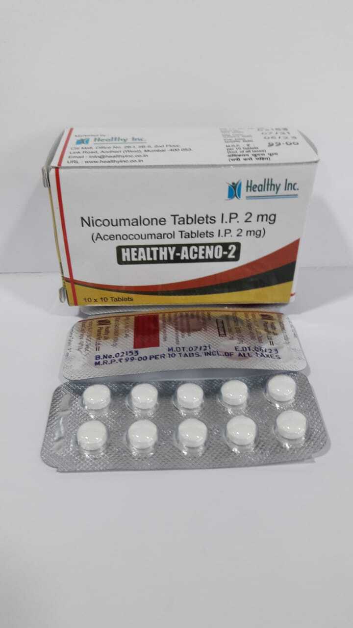 Nicoumalone Tablets - 2mg & 4mg Dosage For Blood Clot Prevention | Generic Drug, Uncoated Tablets, Store In Cool Dry Place