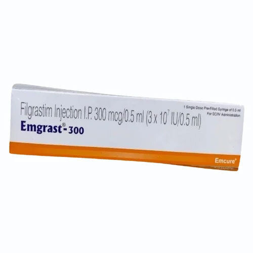 300Mcg Emgrast Filgrastim Injection - Physical Form: Liquid