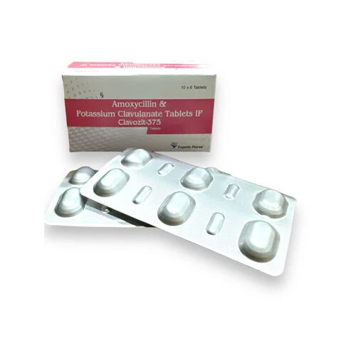 375mg Amoxicillin Potassium Clavulanate Tablets