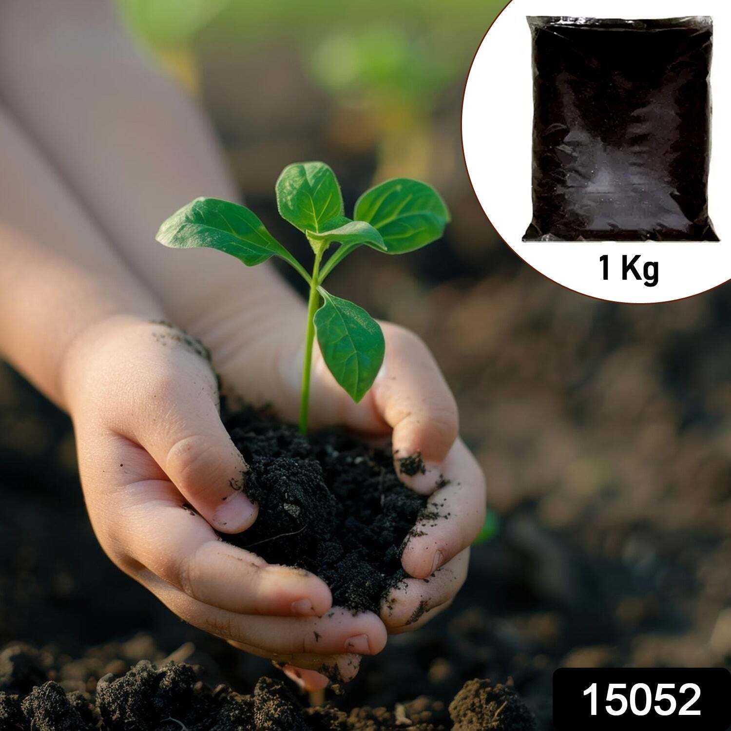 Organic Vermicompost Black Soil for Plants Health Manures