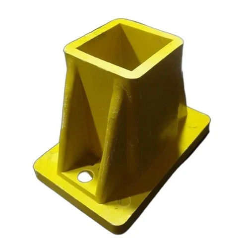 Frp Pipe Base Shoe Mount Bracket - Color: Yellow