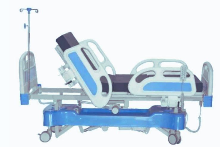 FIVE FUNCTIONS ELECTRIC ICU BED Overall Size: 2200L X 1000W X 600-800H mm.