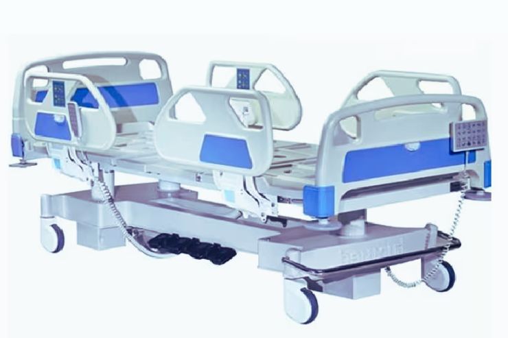 FIVE FUNCTIONS ELECTRIC ICU BED Overall Size: 2200L X 1000W X 600-800H mm.