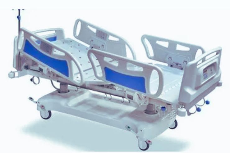 Five Functions Electric Icu Bed Overall Size: 2200l X 1000w X 600-800h Mm. - Color: White
