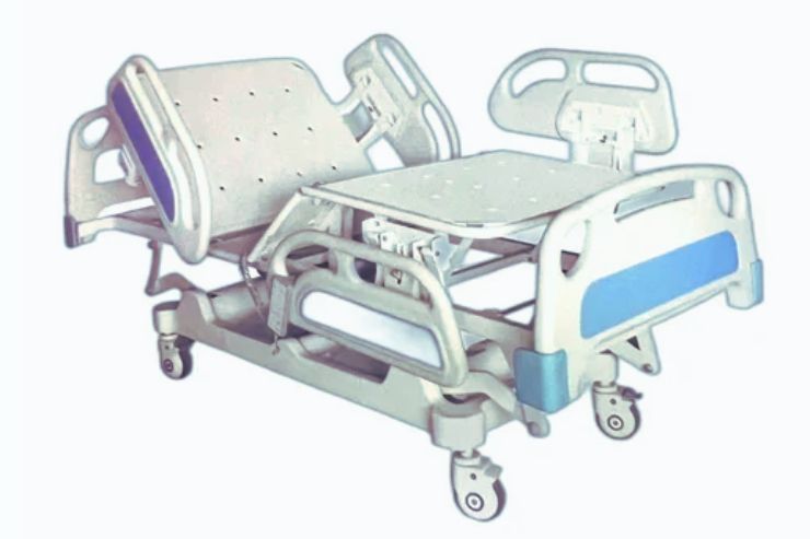 Five Functions Electric Icu Bed Overall Size: 2200l X 1000w X 600-800h Mm. - Color: White