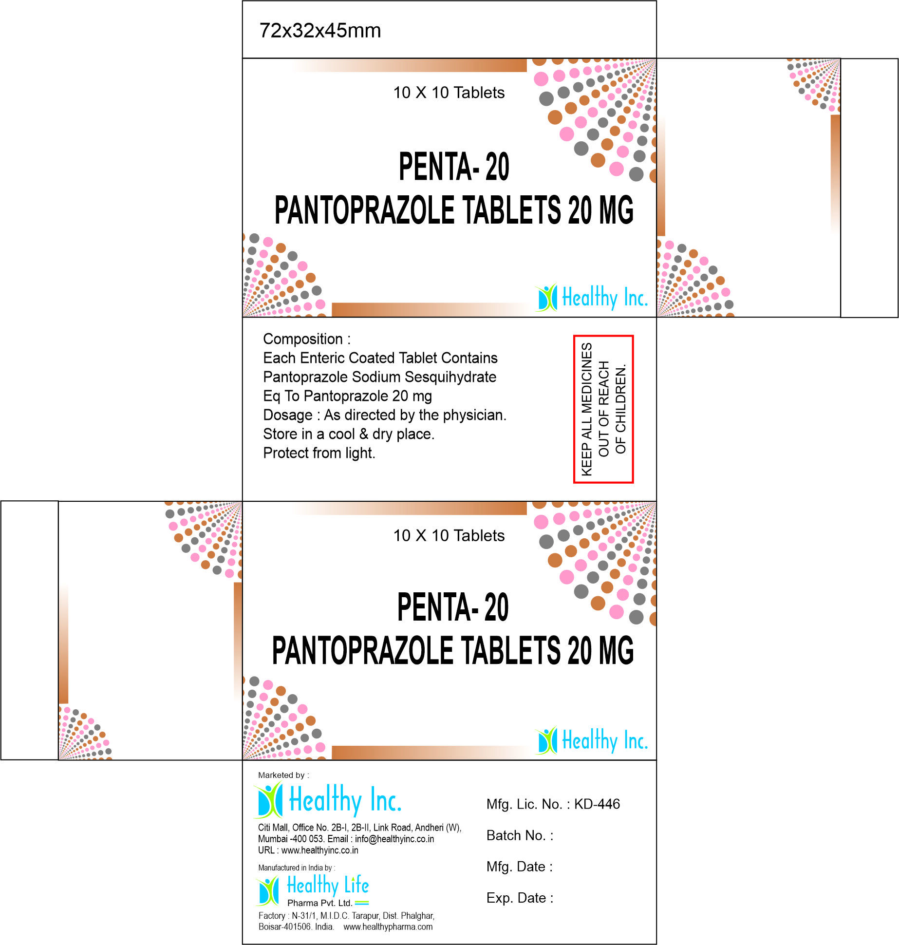 Pantoprazole Tablet 20mg