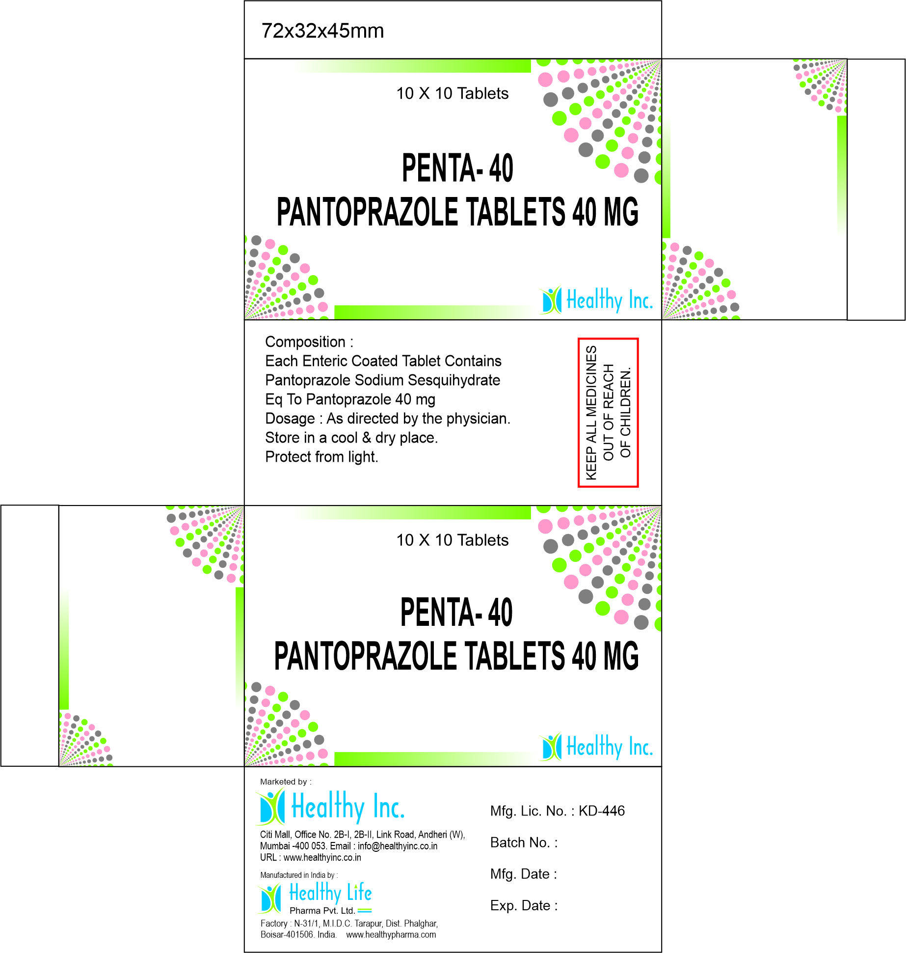Pantoprazole Tablet 40mg
