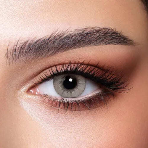 Bella Monthly Colors Glow Gray Caramel Contact Lens