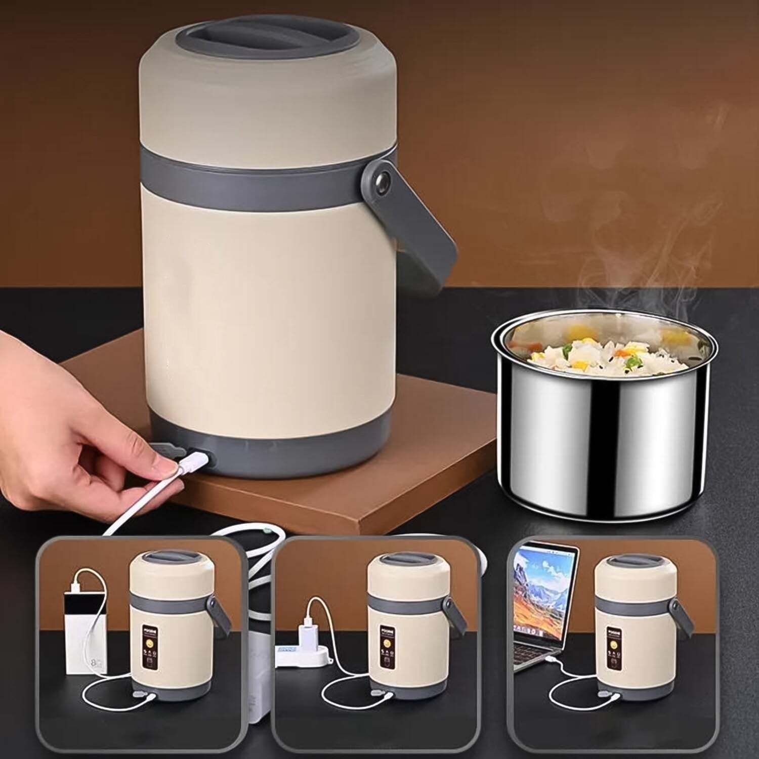 USB Electric Heated Lunch Boxess