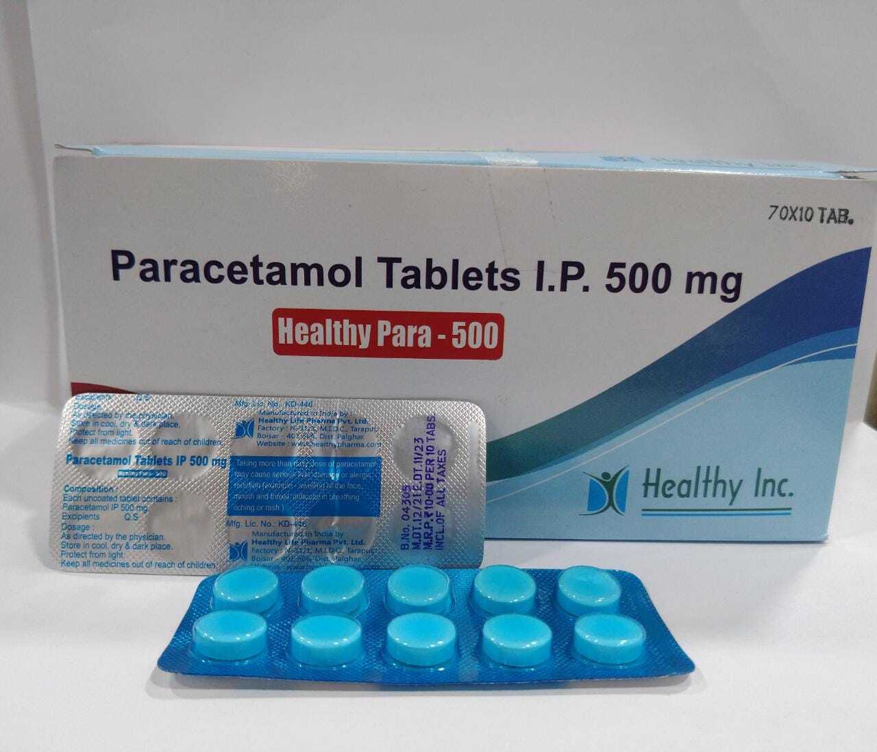 Paracetamol Tablets - 650 Mg Uncoated Dosage As Prescribed By Physician Expiration 2 Years Store In Cool Dry Place