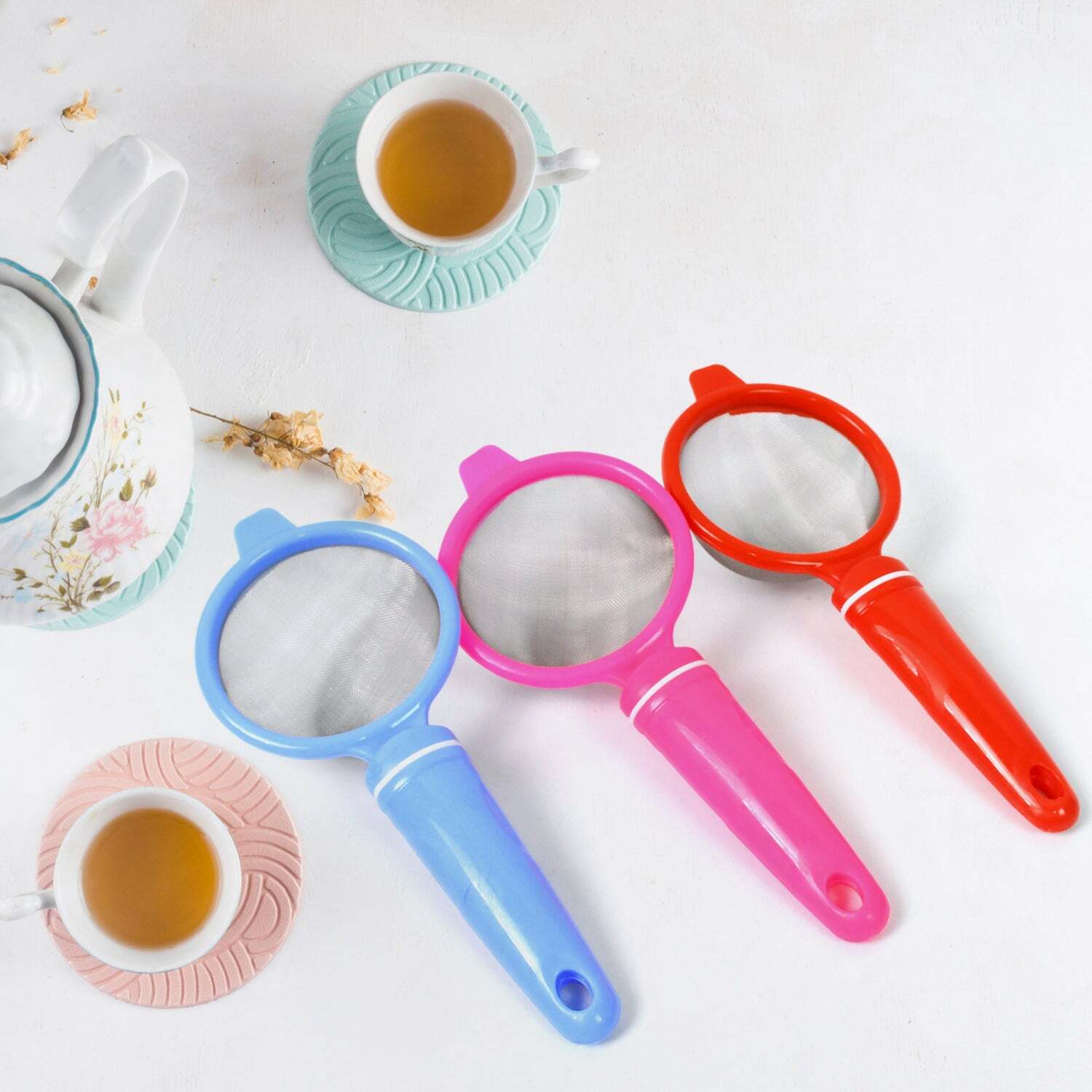 Plastic Multipurpose Tea and Coffee Strainerss