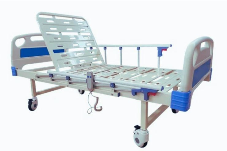 Electric Semi-Fowler Bed Overall Size: 2200L X 1000W X 600-800H mm.