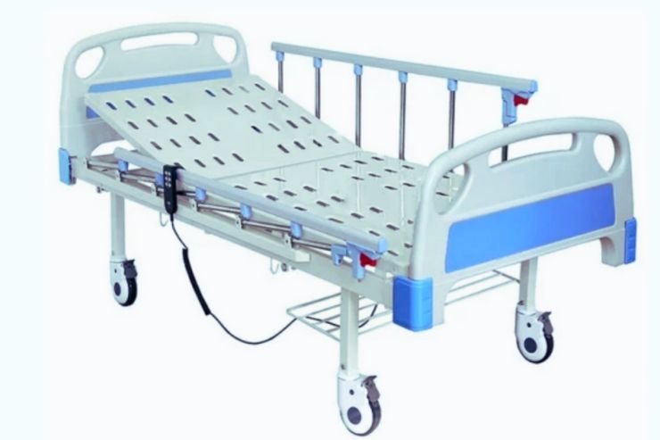 Electric Semi-Fowler Bed Overall Size: 2200L X 1000W X 600-800H mm.