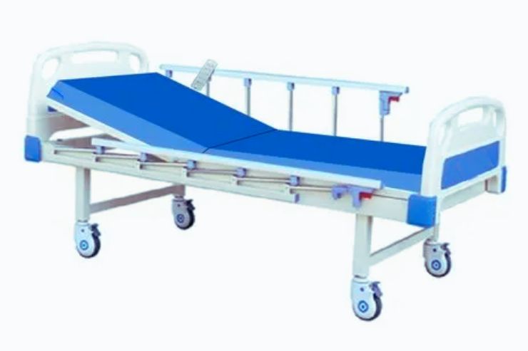 Electric Semi-Fowler Bed Overall Size: 2200L X 1000W X 600-800H mm.