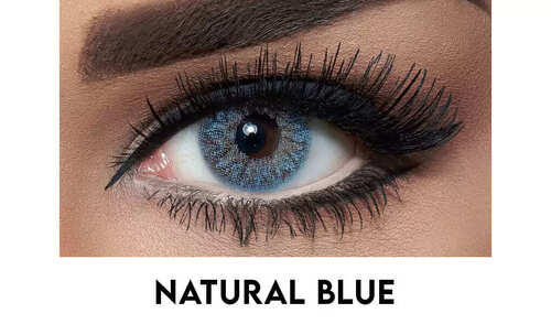 Bella Monthly Colors Natural Gray Blue Contact Lens