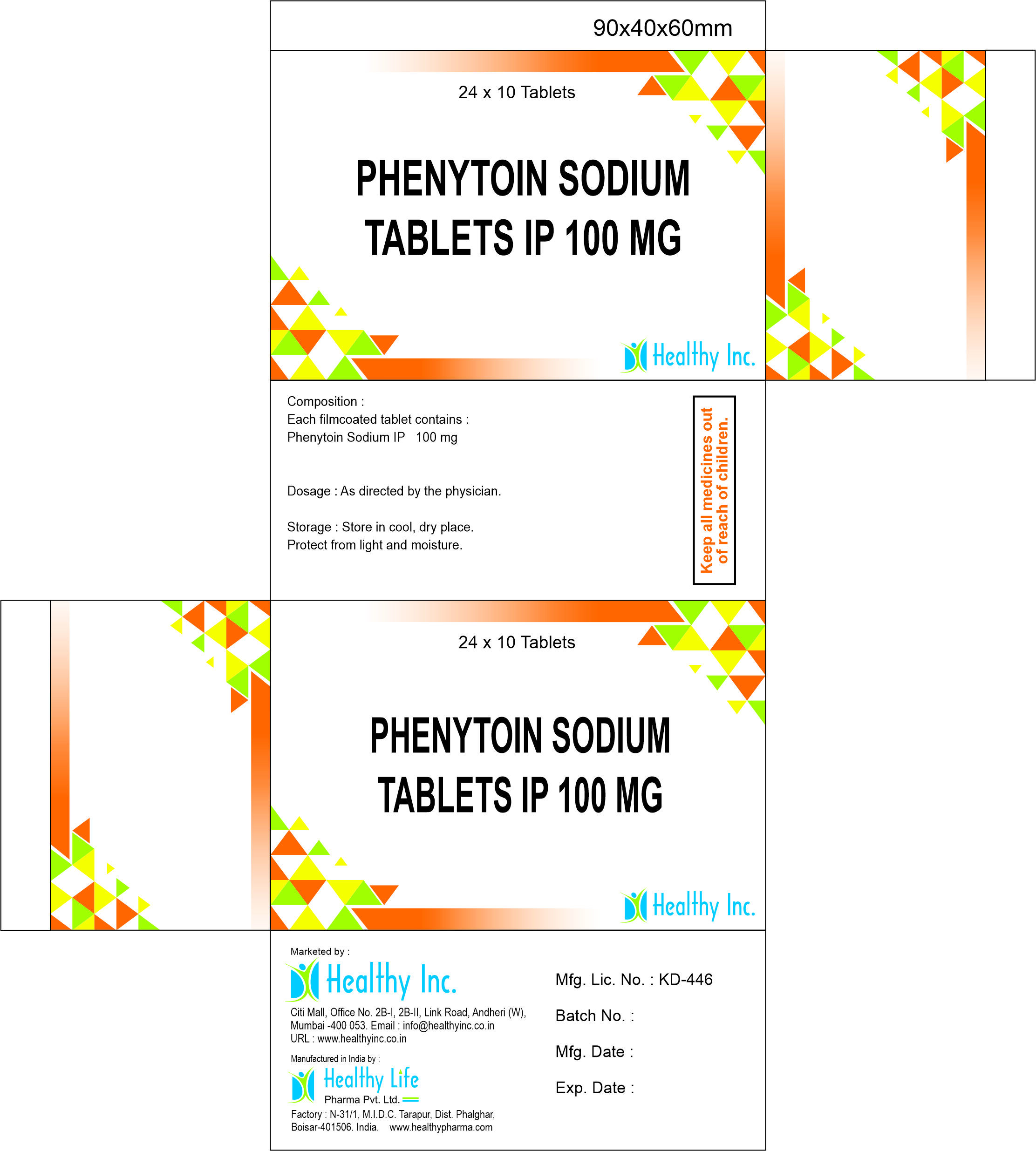 Phenytoin tablet 25mg